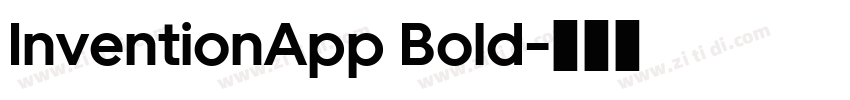 InventionApp Bold字体转换